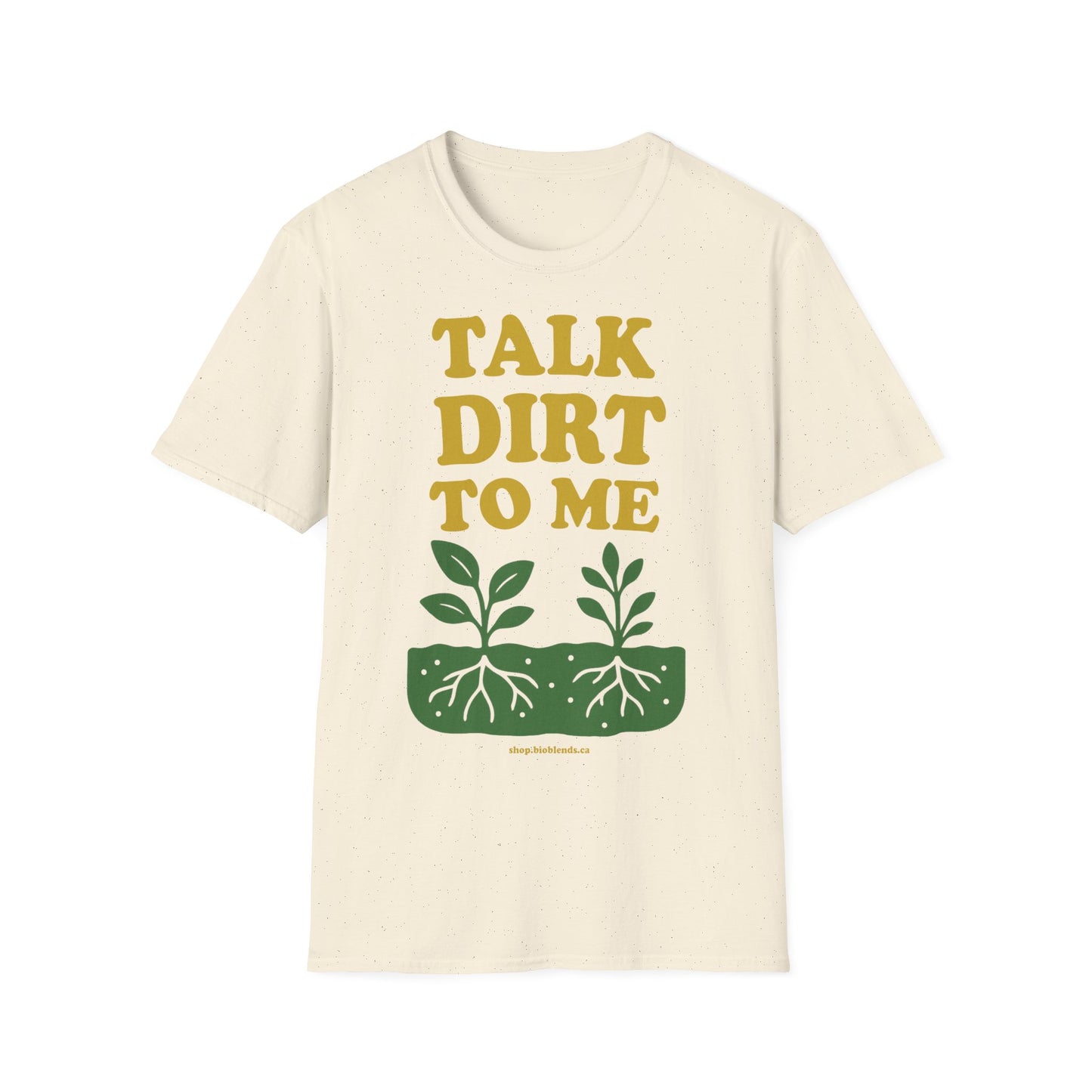 Eco-Friendly Unisex T-Shirt with 'Talk Dirt to Me' Design - Perfect for Gardeners & Nature Lovers